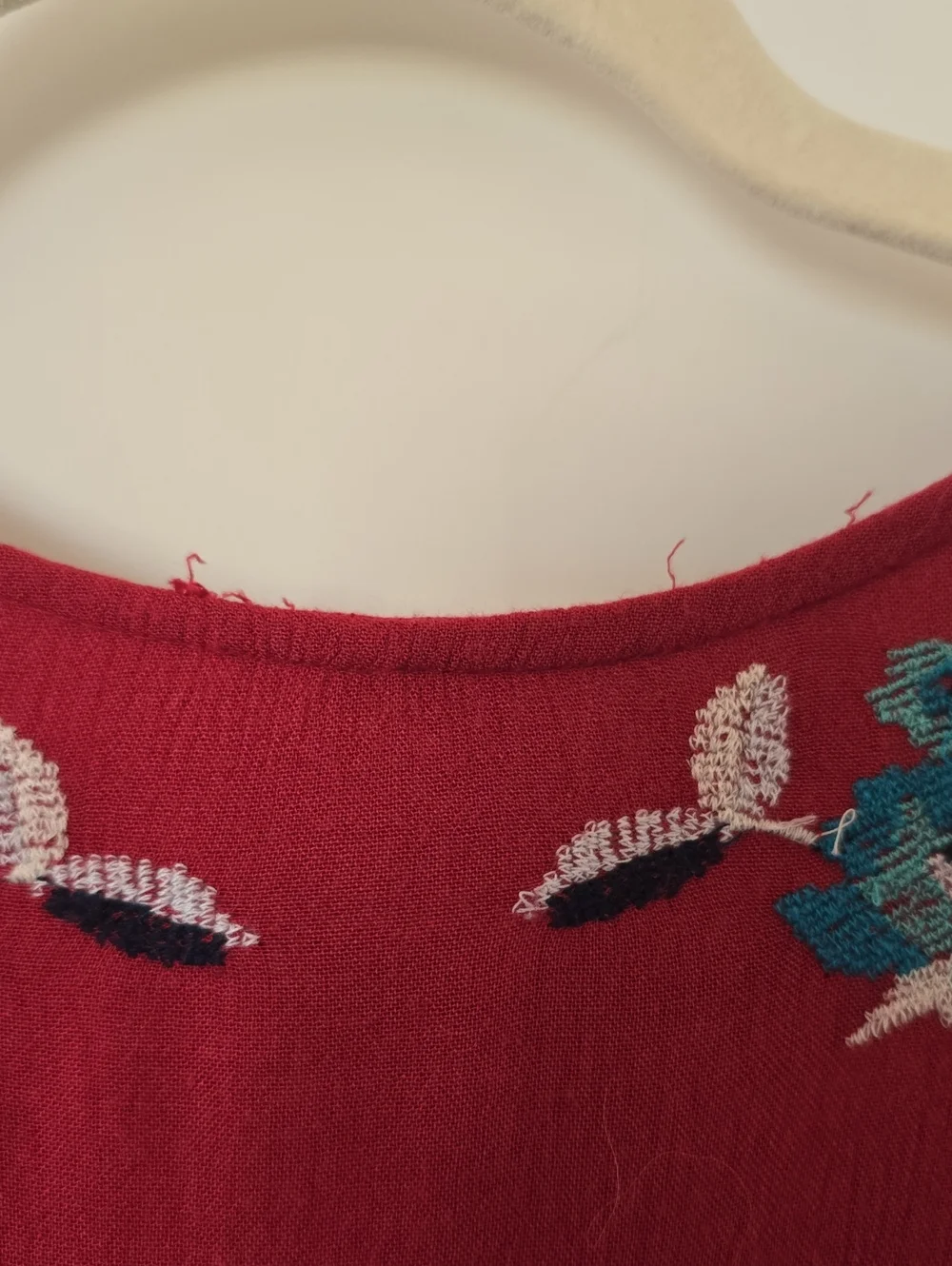 Free People Embroidered Trapze Dress
